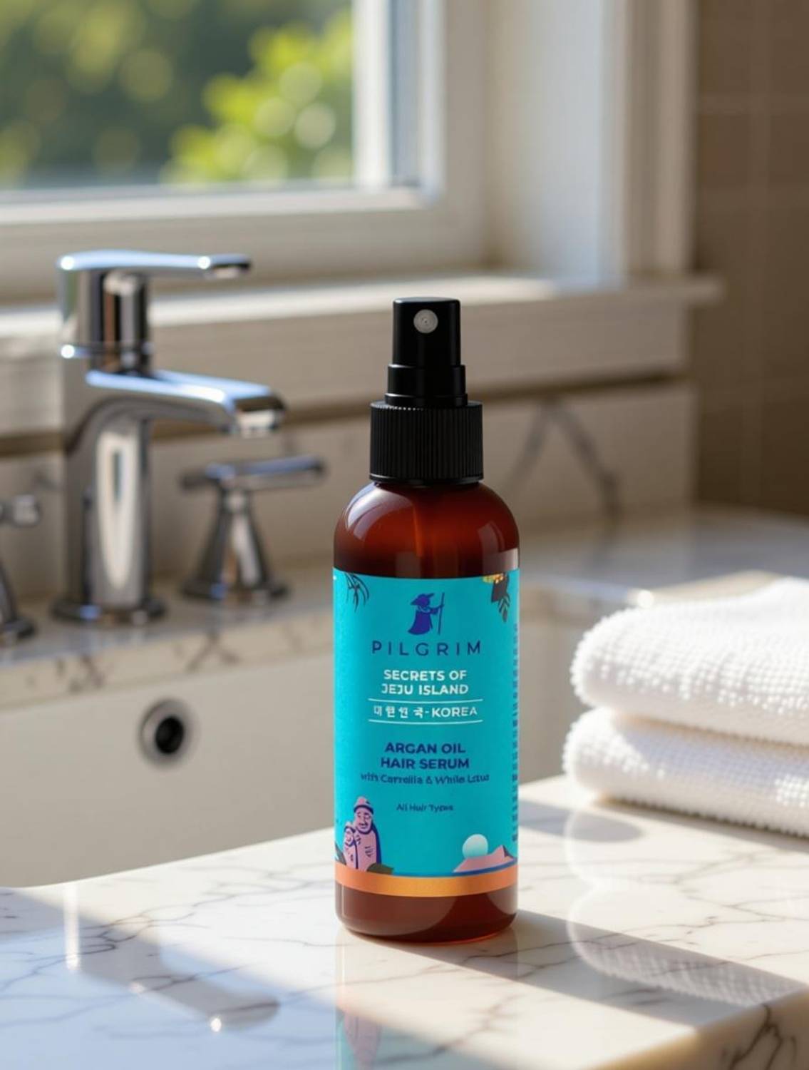 Pilgrim Argan Oil Hair Serum with Camellia & White L
