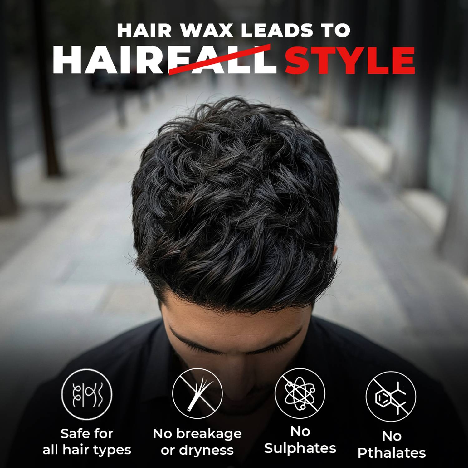BEARDO Hair CLAY Wax for Men, 100 gm - Image 4
