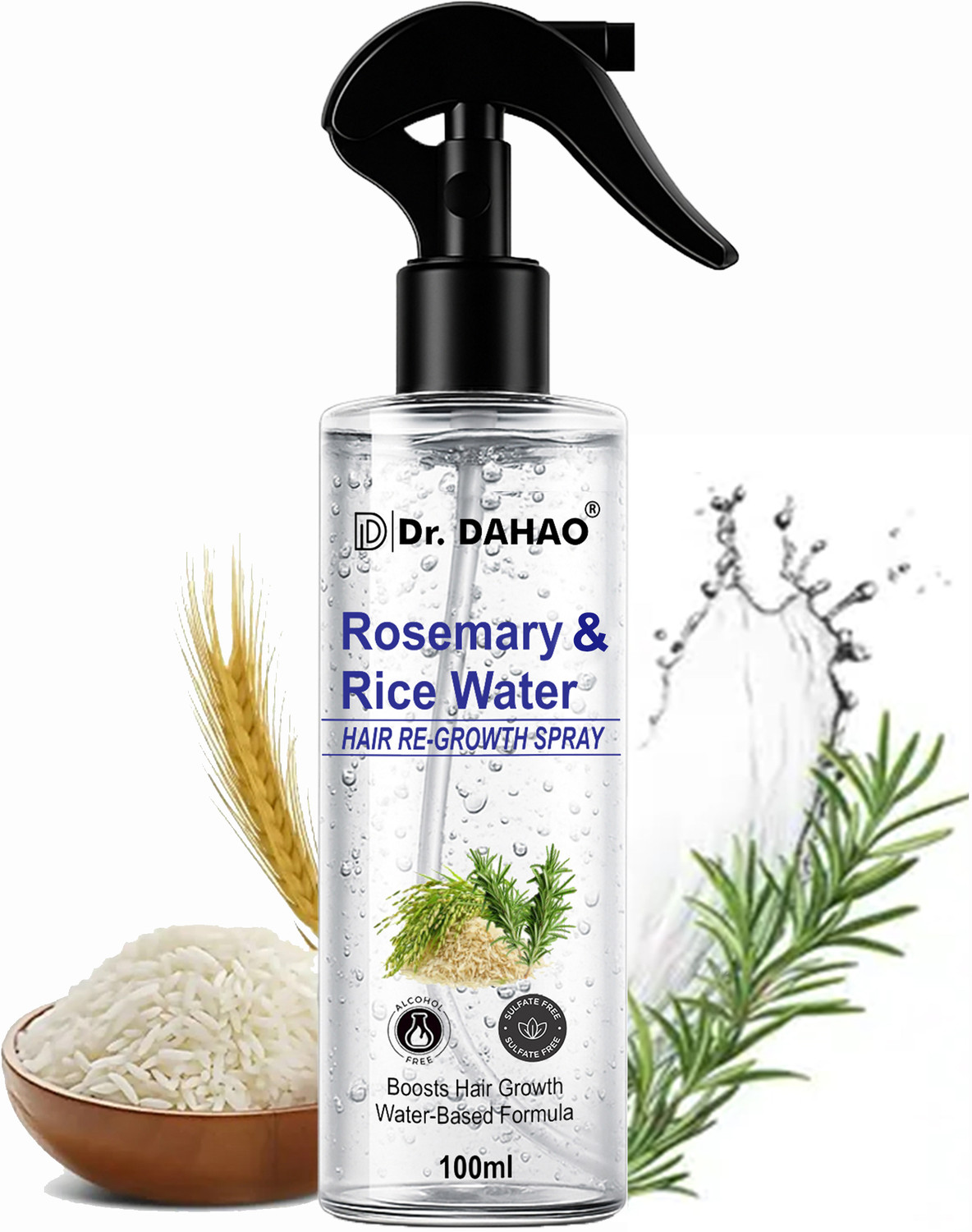 Dr. DAHAO Rosemary With Rice Water Spray | Hair Growth & Reduce Hairfall