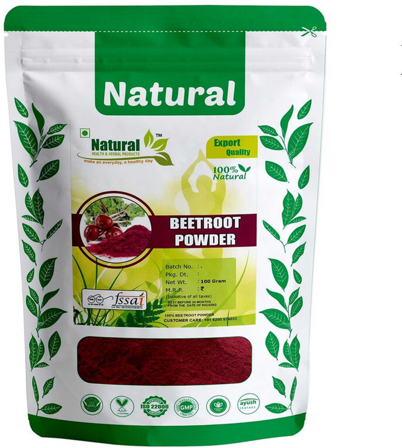 Natural Health and Herbal Products Beetroot Powder For Skin Care Face Mask, Hair Care Growth Eating(Drink), Lips
