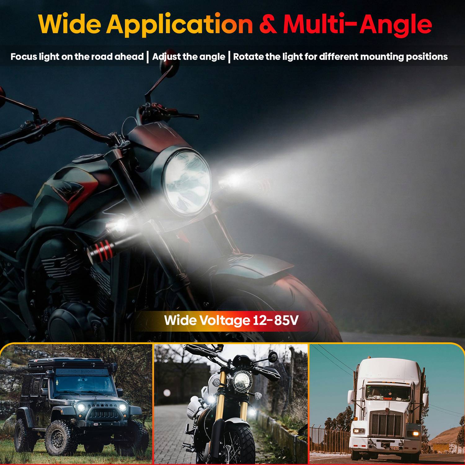 GOODLIFE LED Fog Light for Universal Car, Bike - Image 2