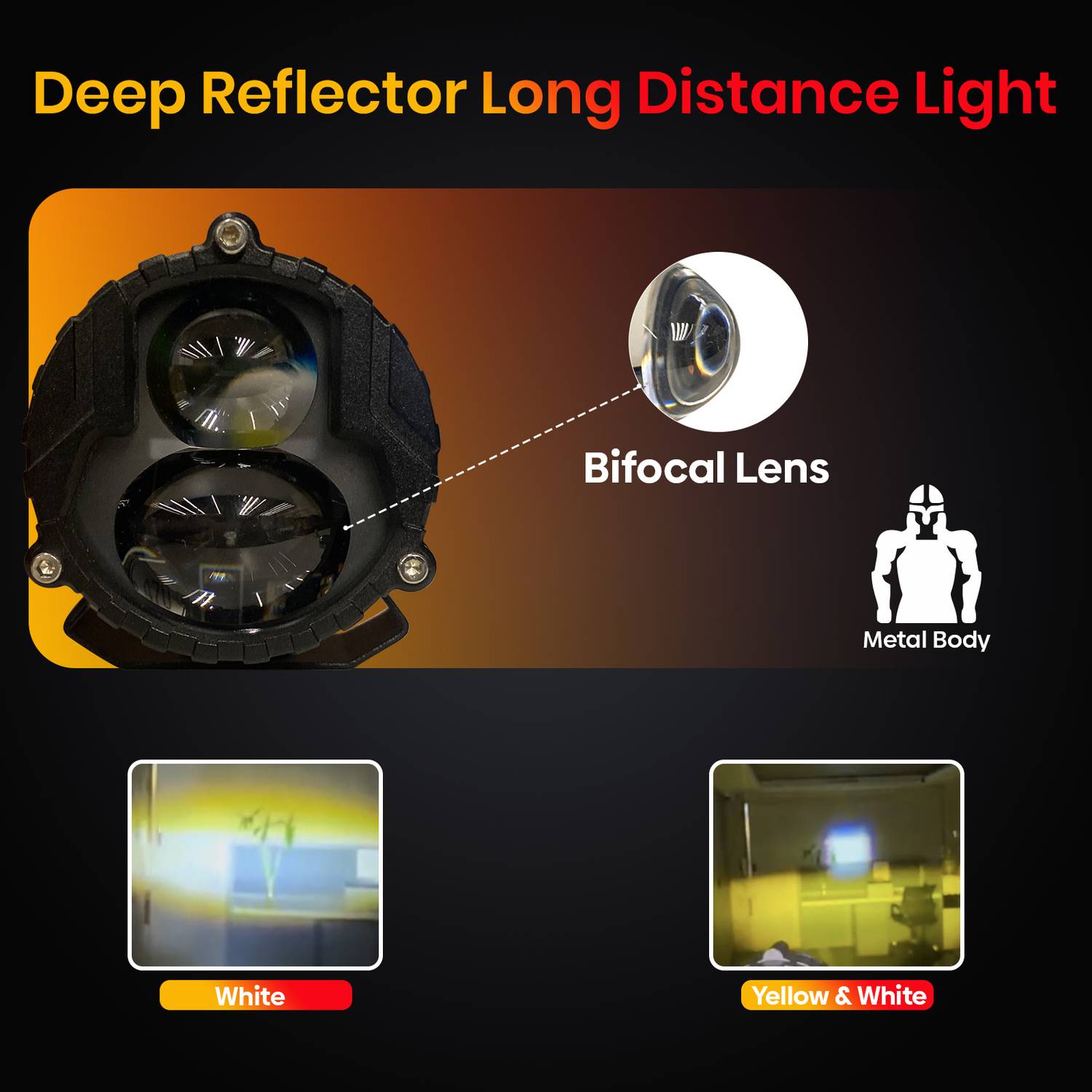 GOODLIFE LED Fog Light for Universal Car, Bike - Image 3