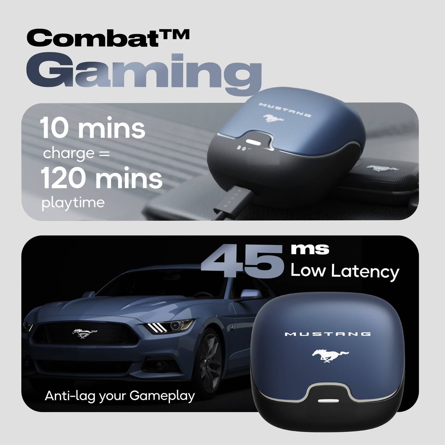 GOBOULT Mustang Derby 100 Hrs Battery Bluetooth - Image 5