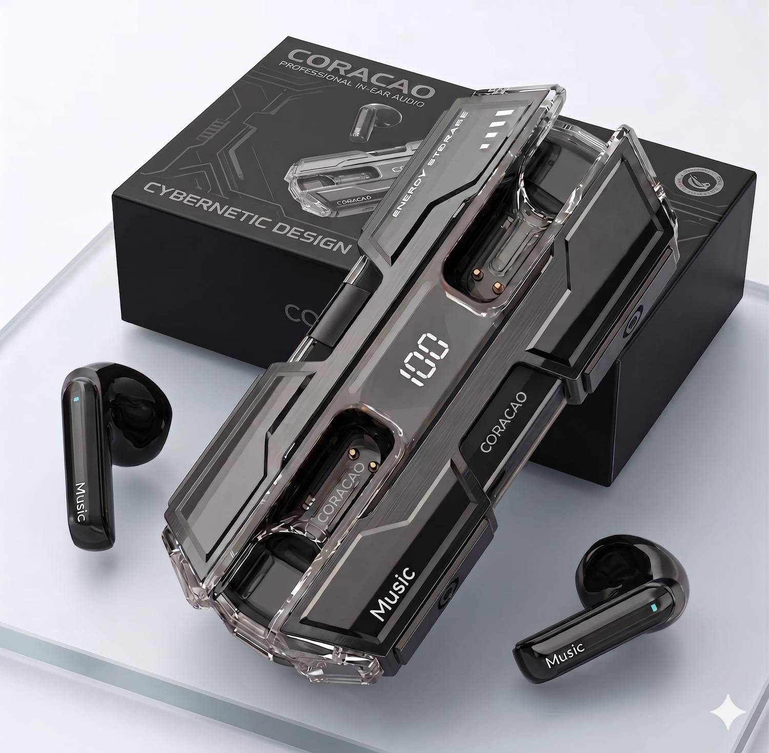 Coracao Trending K8 Wireless Earbuds - Image 1