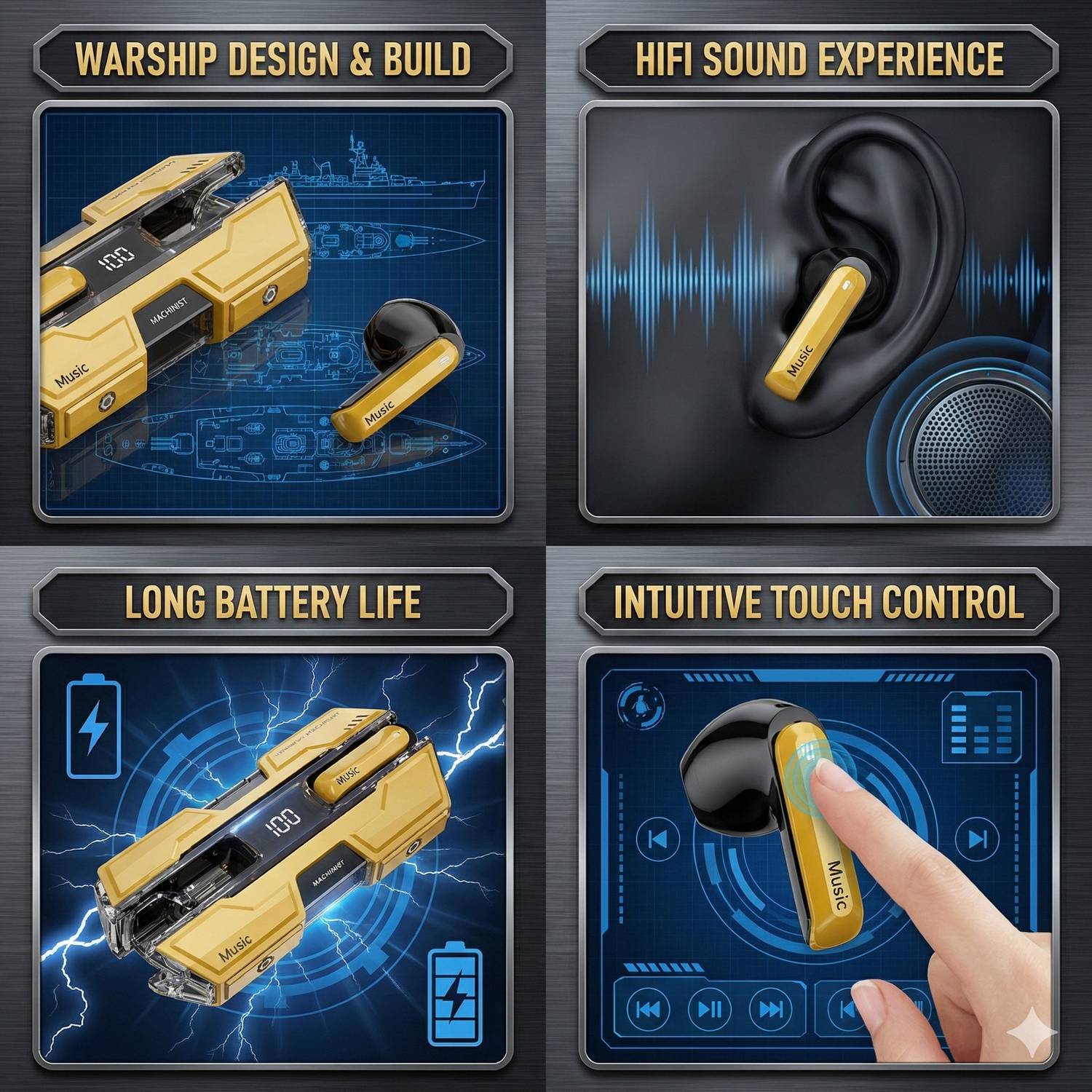 JANROCK K8 True Wireless Earbud - Image 4