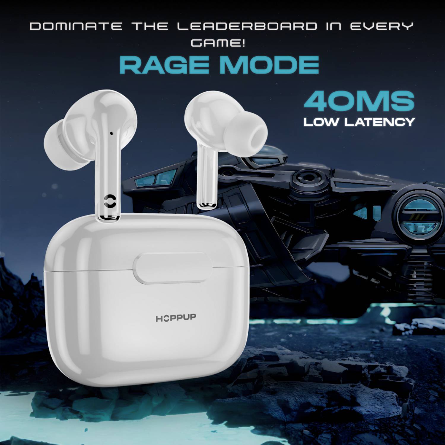 HOPPUP AirDoze C50 Earbuds 50H PlayTime - Image 5