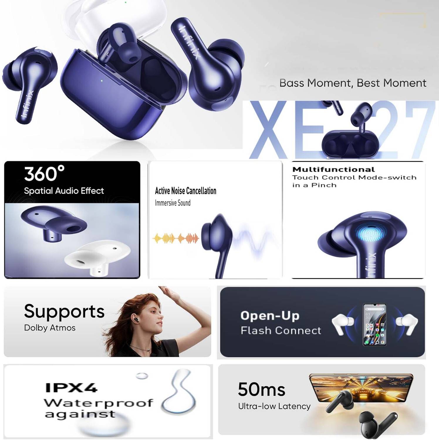 Infinix InfinixBudsXE27 Bluetooth Gaming - Image 3