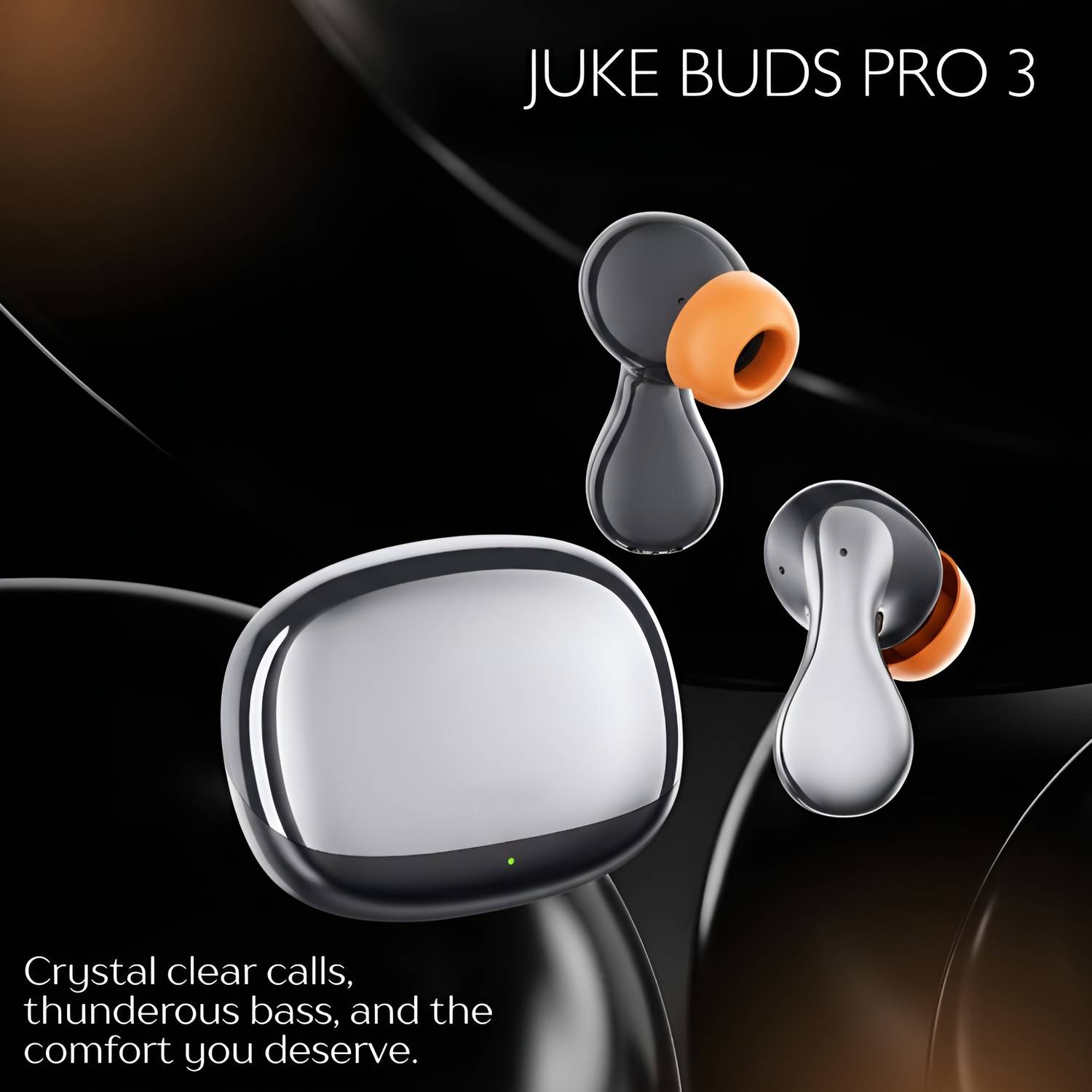 Mewiq Buds Pro 3 with AI ENC, 13mm driver, Type C-8 Bluetooth - Image 3