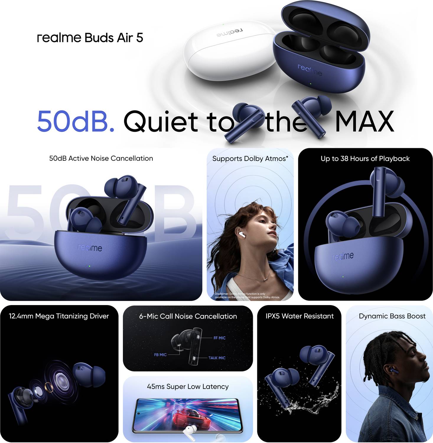 Shopsy realme Buds Air 5 TWS Earbuds with 50dB ANC - Image 2