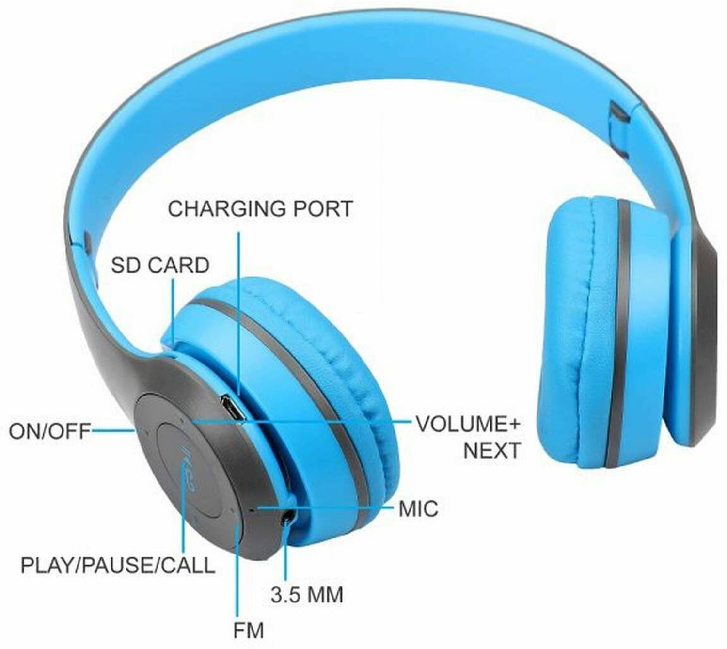 Worricow New Wireless Bluetooth Headset - Image 3