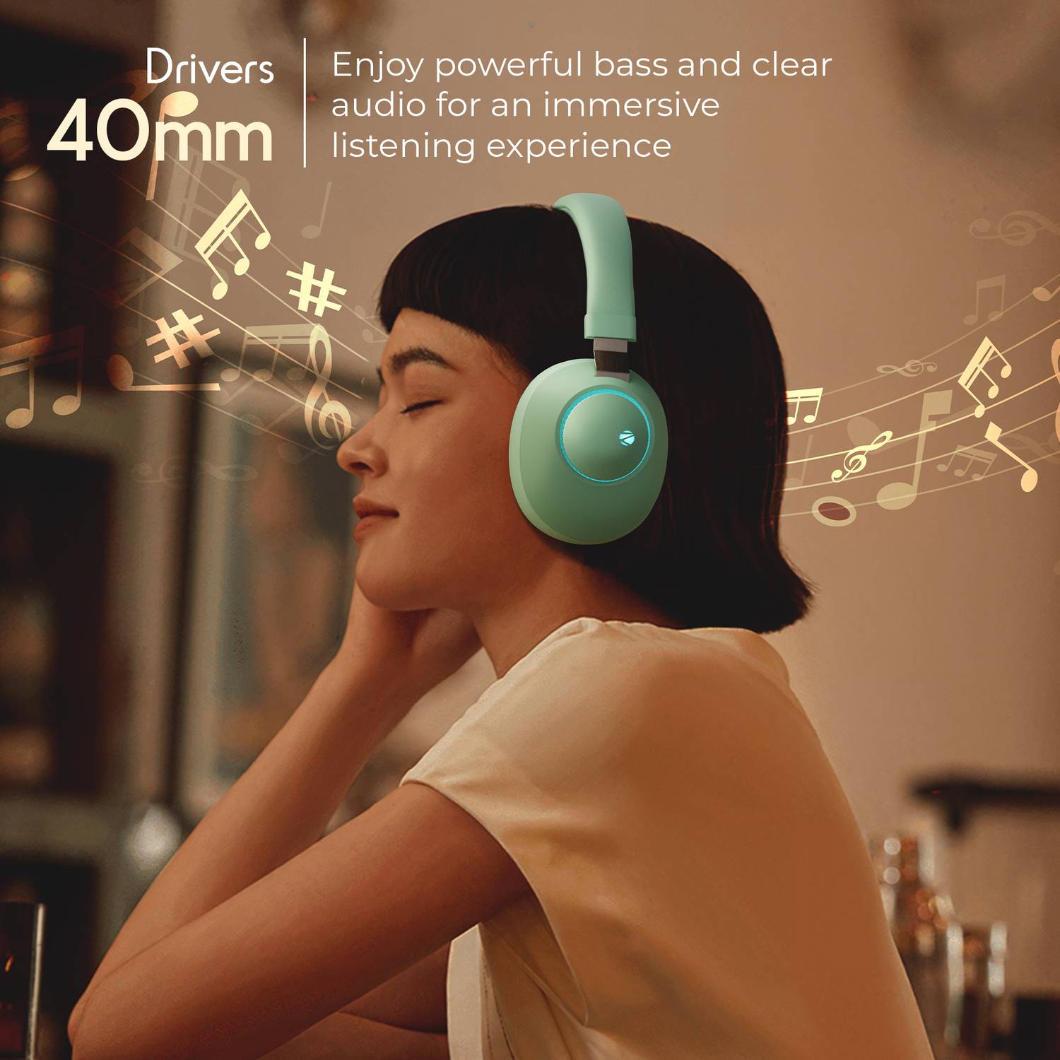 ZEBRONICS Zeb-Duke Bluetooth Headphones - Image 2