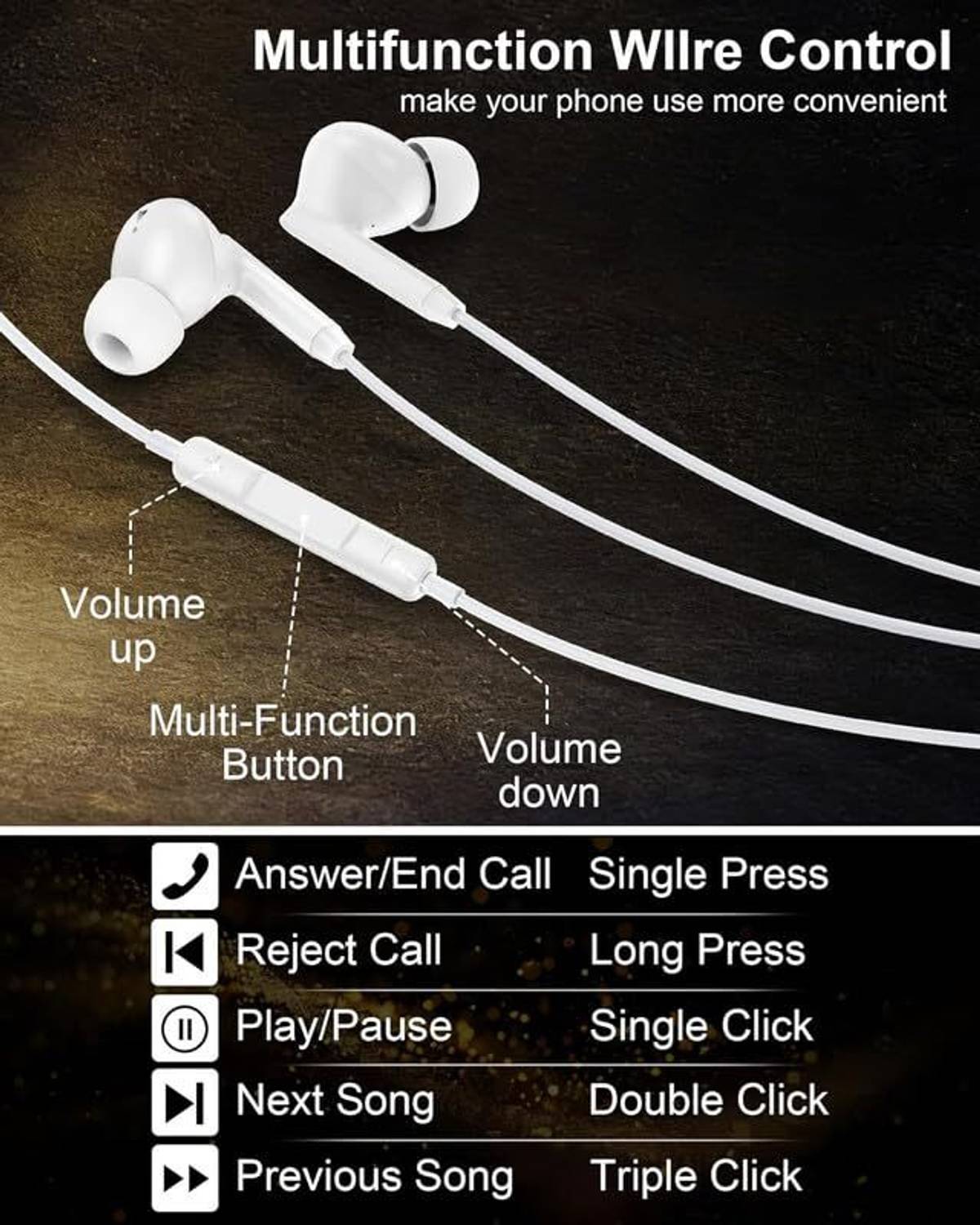 uddo AUDIBAL Type C Earphones with Mic - Image 5