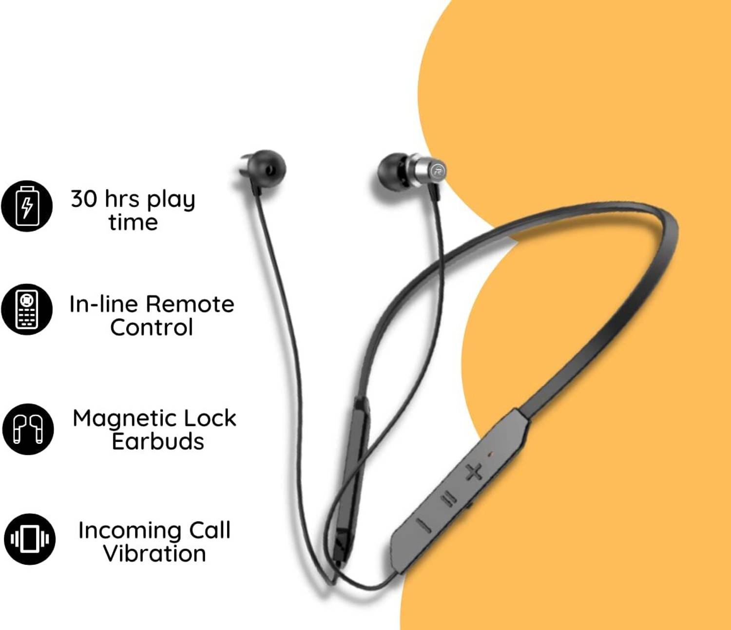 boat BT Max Vibration Neckband Bluetooth Headset - Image 2