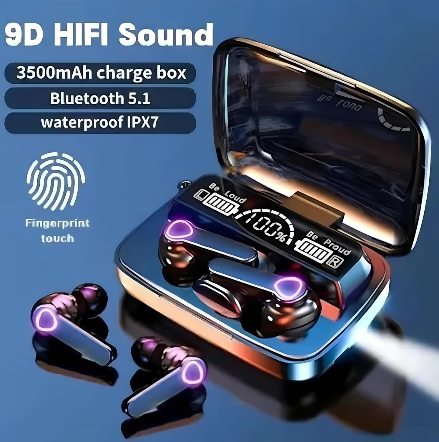 MAGENESE M19 TWS Bluetooth Earbuds with BT v5.1, Great Sound Bluetooth Headset