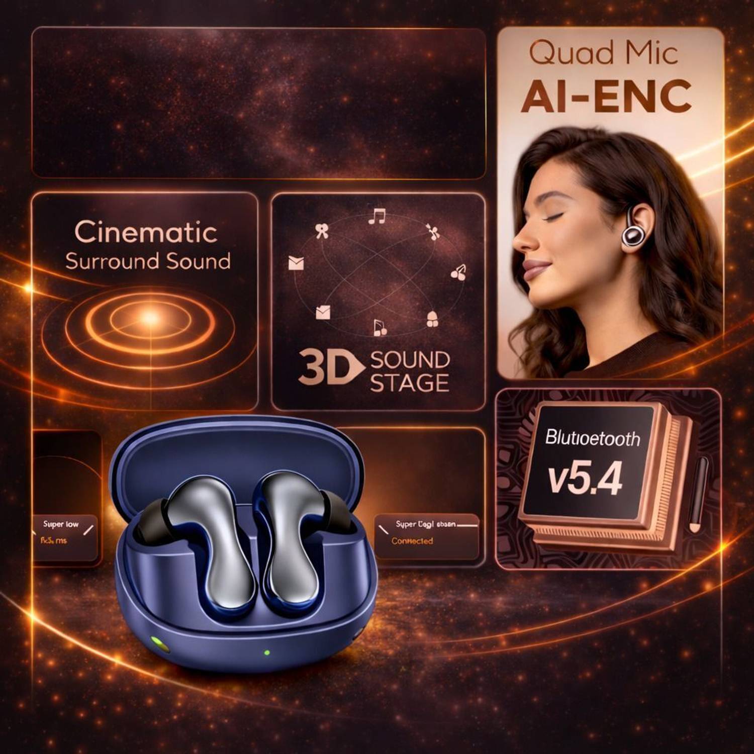 ZPELDORN SuperPods Immersio Wireless Earbuds - Image 2