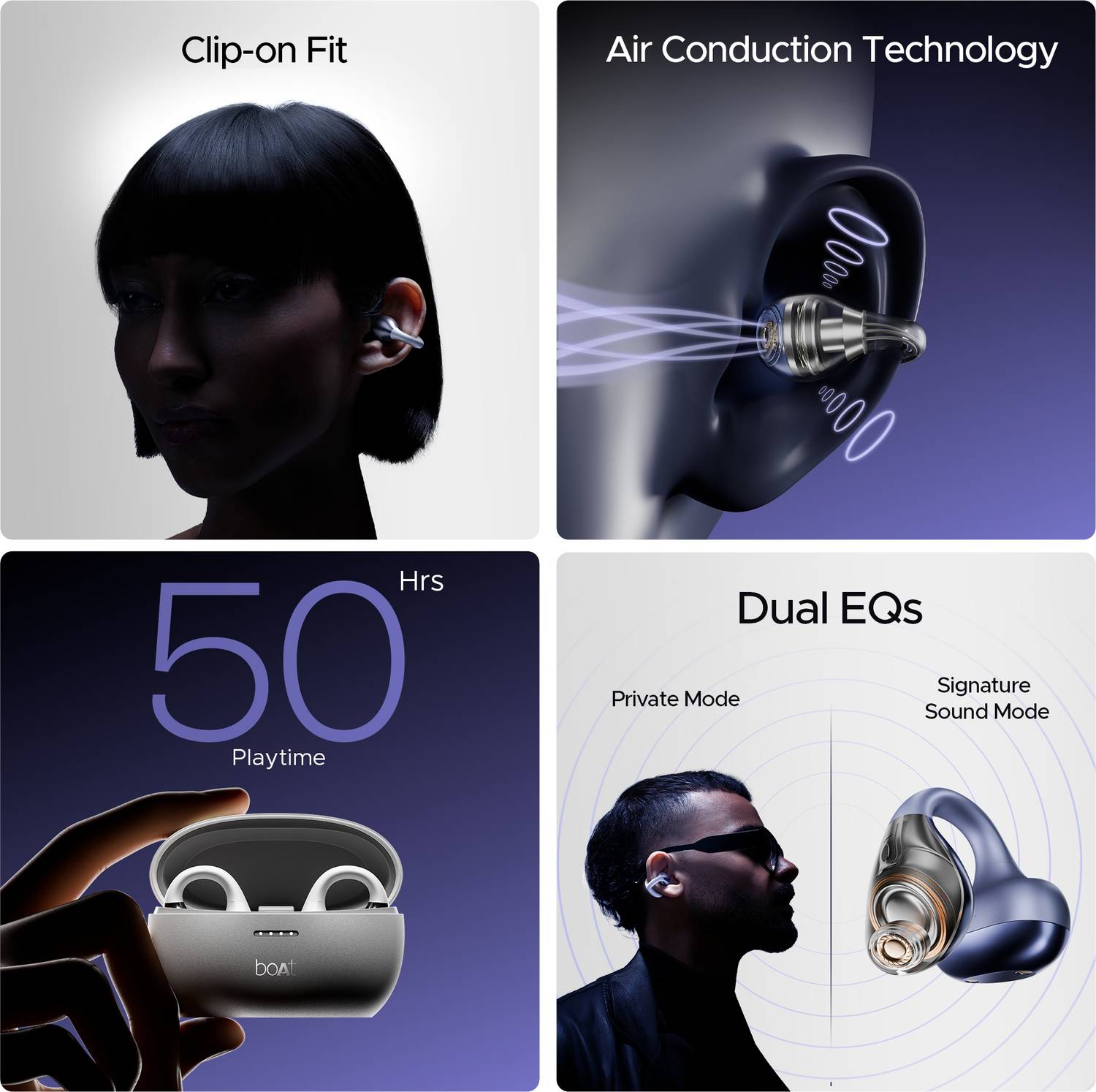 boAt Airdopes Loop Clip-On Air Conduction - Image 3