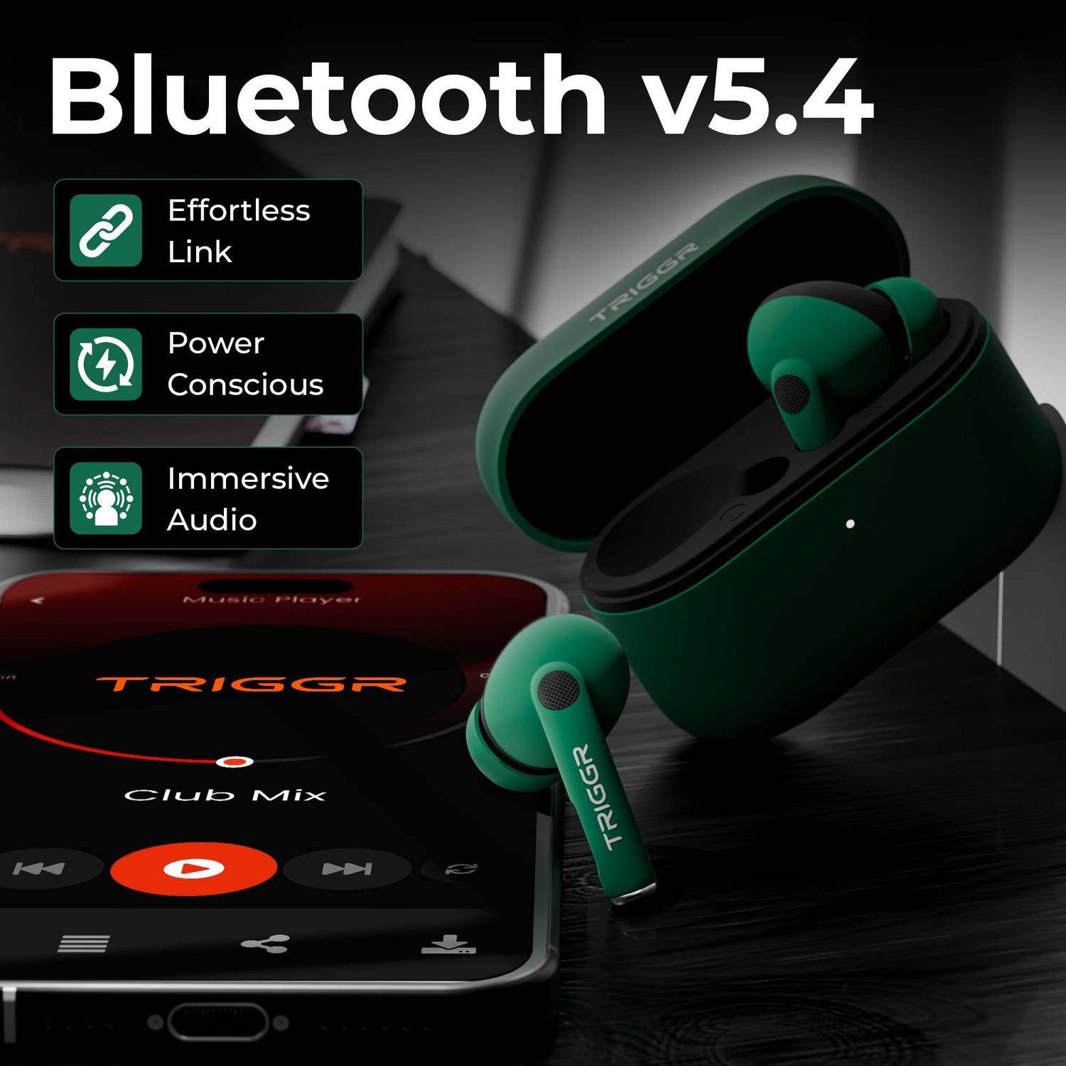 TRIGGR Ultrabuds N4 Bluetooth Earbuds - Image 4
