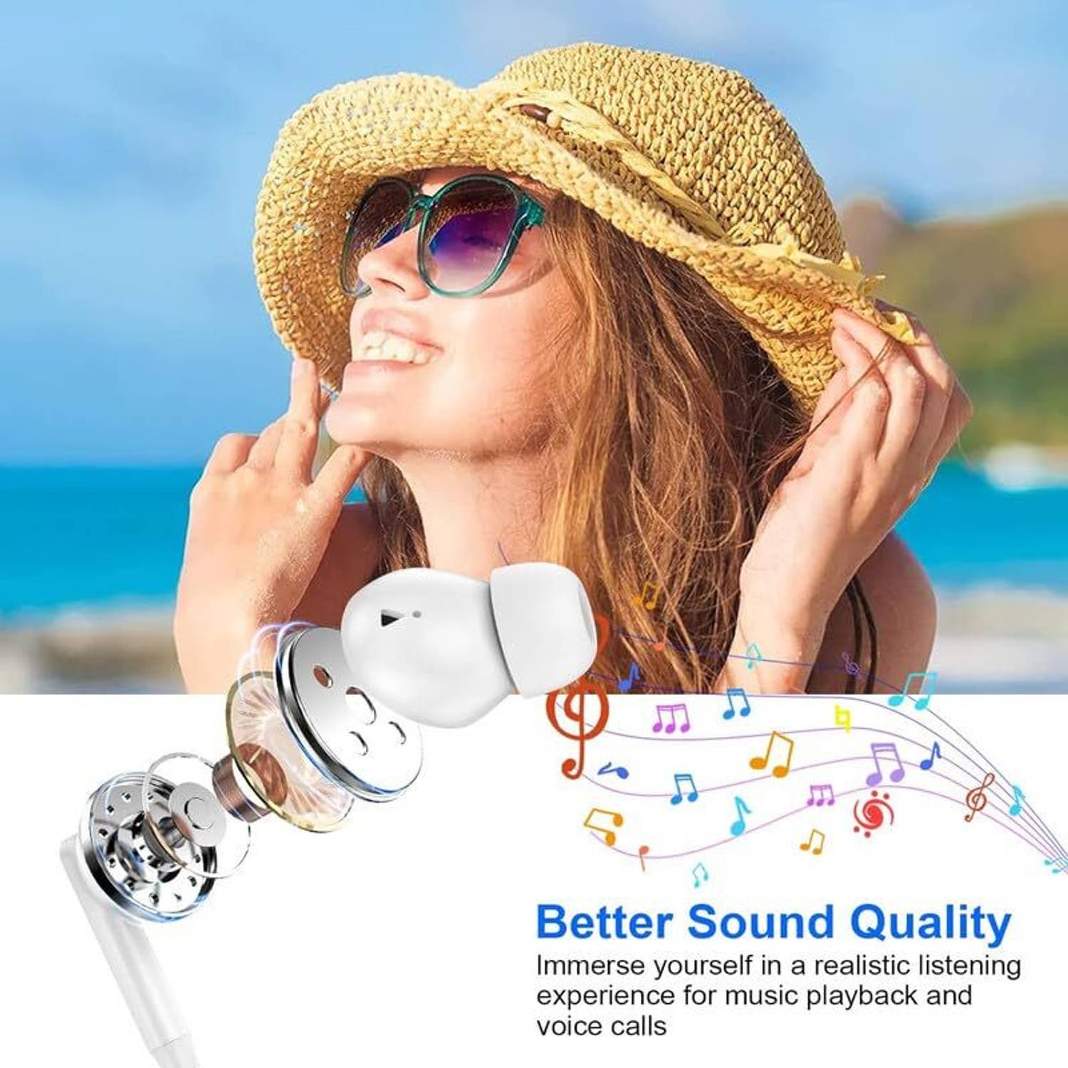 uddo AUDIBAL Type C Earphones with Mic - Image 4