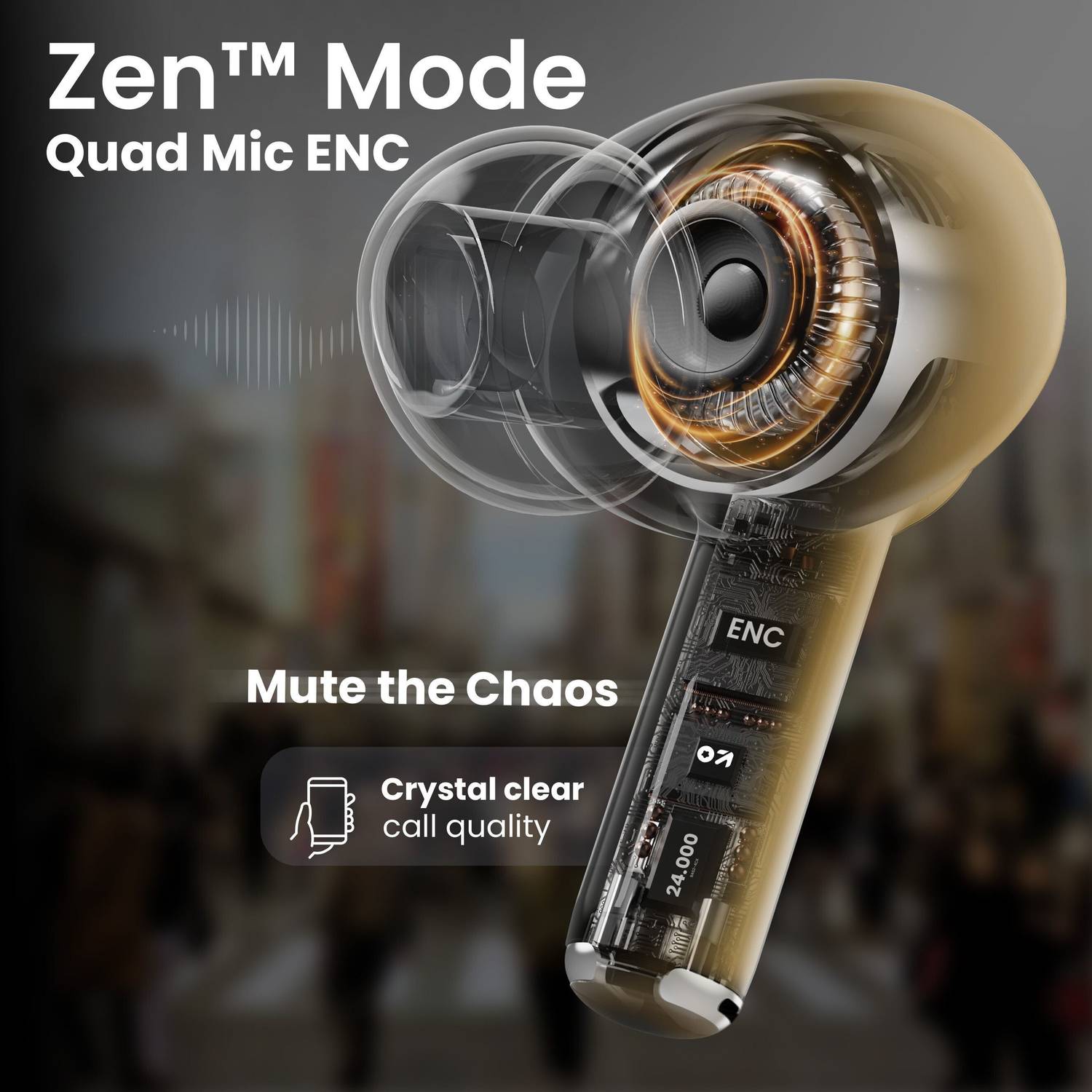GOBOULT W40 4 Mic ENC 48H Battery Bluetooth - Image 5