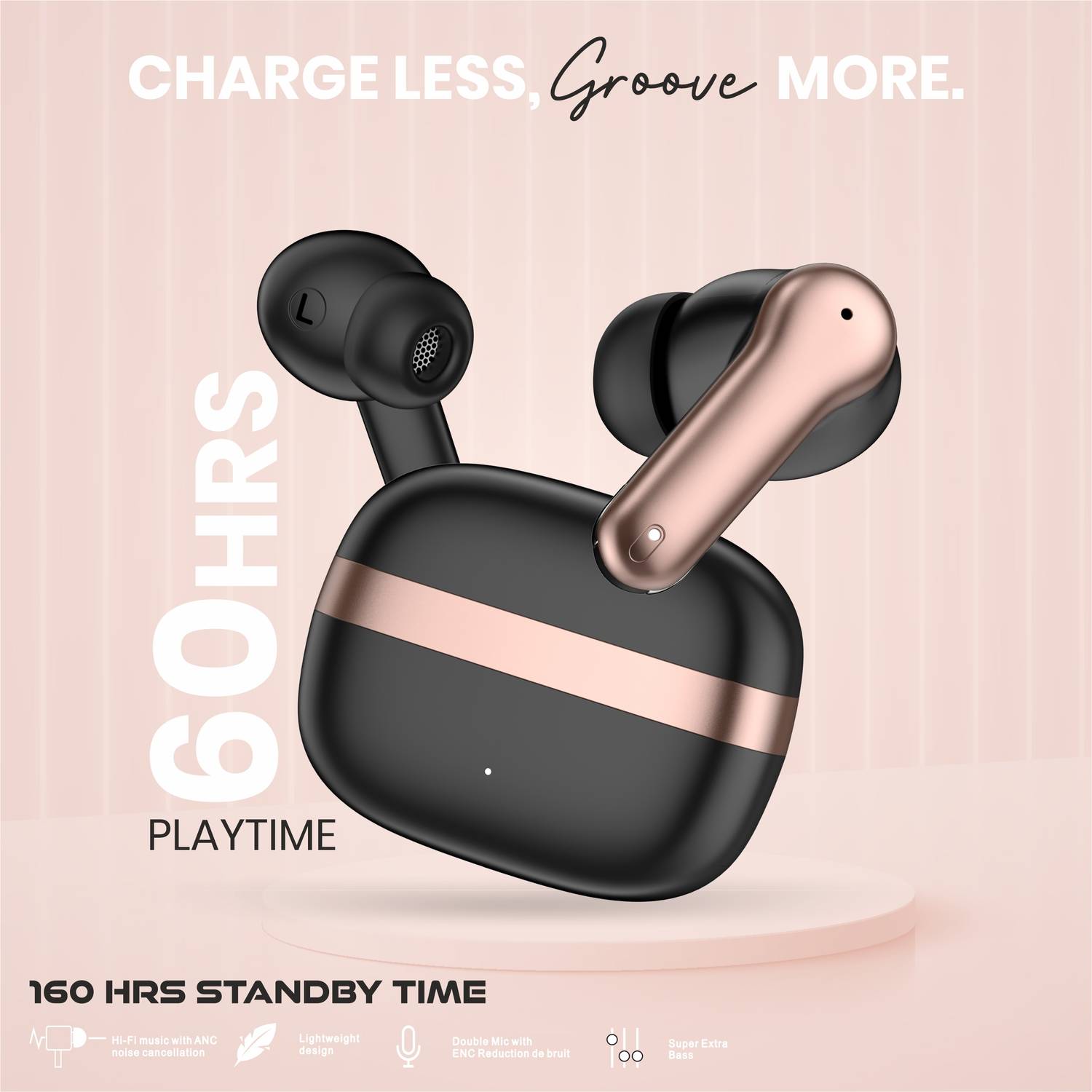 AMS X79 Buds Pro True Wireless Earbuds - Image 3