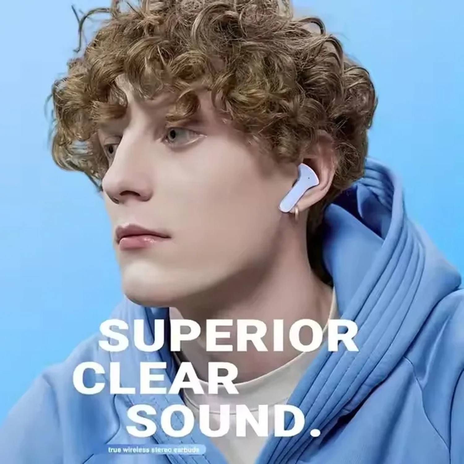 WORFOX TWS Bluetooth Earbuds with Transparent Case - Image 5
