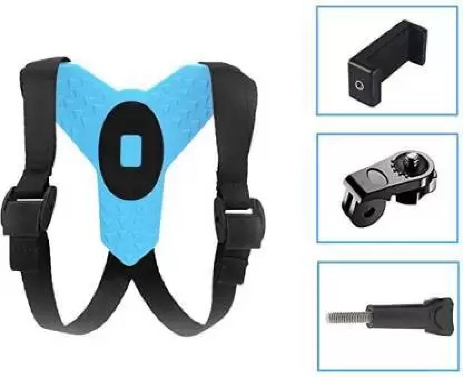 Vinayakam MotoVlogging Full Face with Chin+Mobile Holder+Mic(Combo) Helmet Mount - Image 3