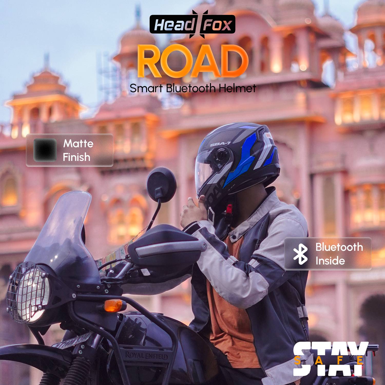 Shopsy HEADFOX N2 Air 7 Bluetooth Motorcycle Helmet - Image 2