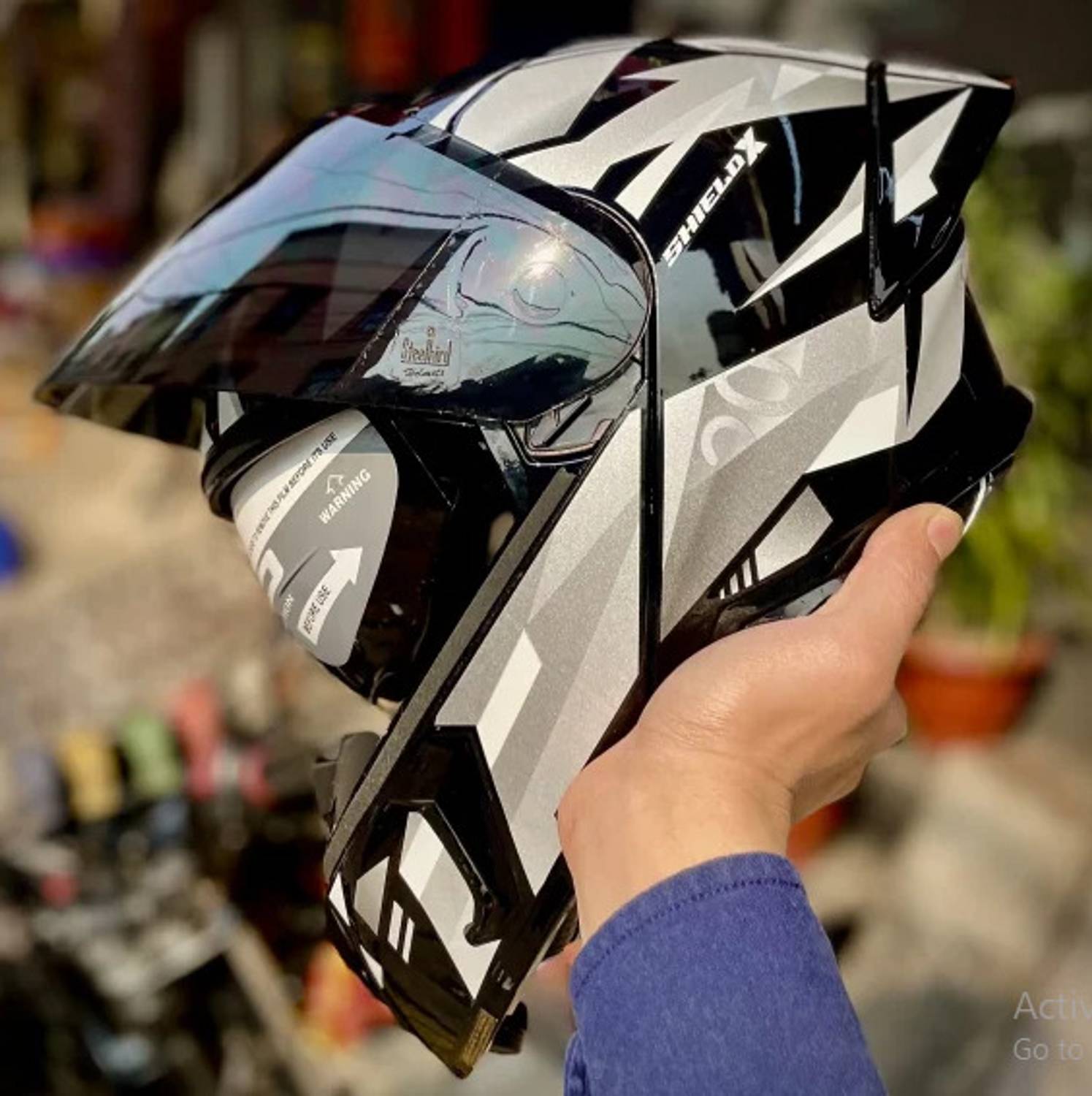 Steelbird Air SBA-20 Shield X Flip-Up Helmet - Image 2