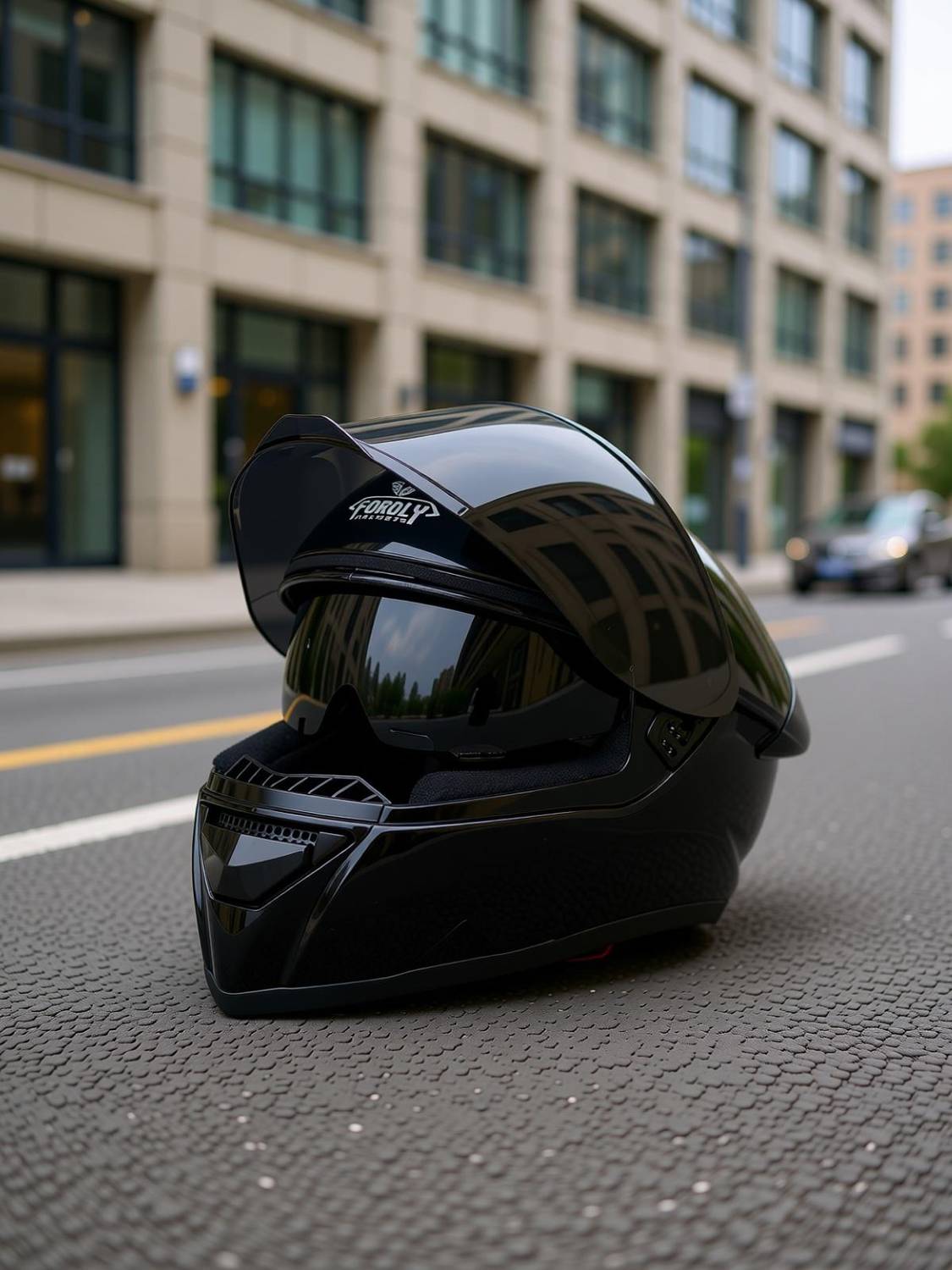FOROLY Bolt Spoiler Aerodynamic Helmet - Image 1