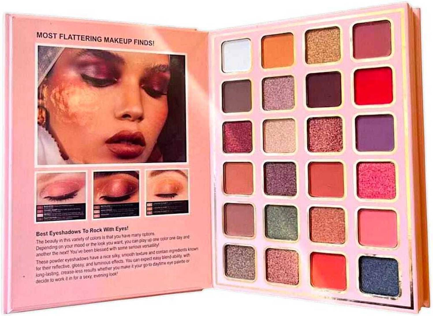 LOVE HUDA Makeup Book Palette All In 1 - Image 3