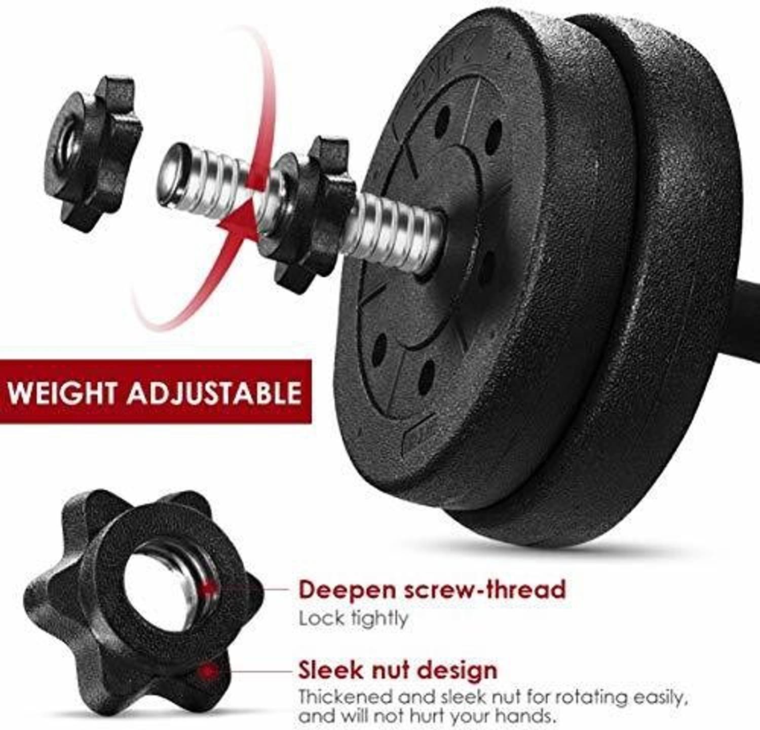 Protoner 12 kg PVC12GBWR Home Gym Combo - Image 3