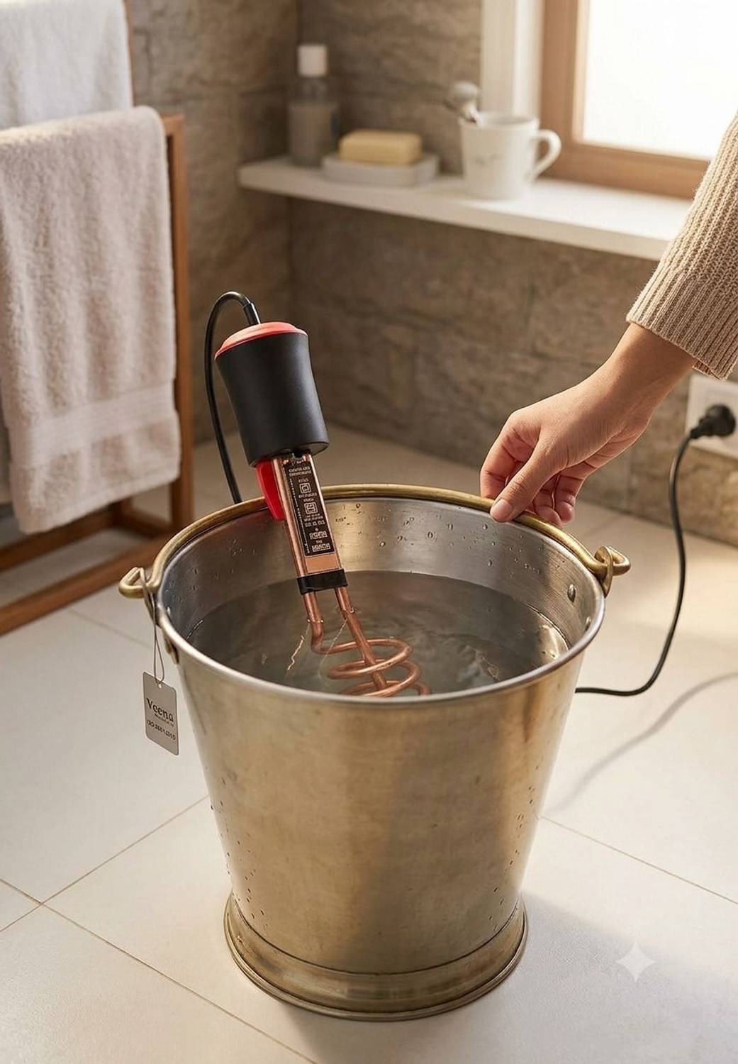 VEENA 1500W Immersion Heater Rod - Image 2