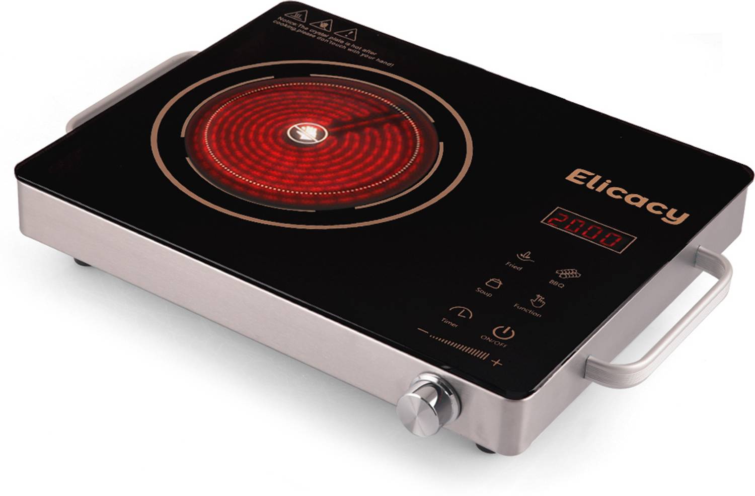 Elicacy 2000W Radiant Cooktop Touch Panel - Image 1