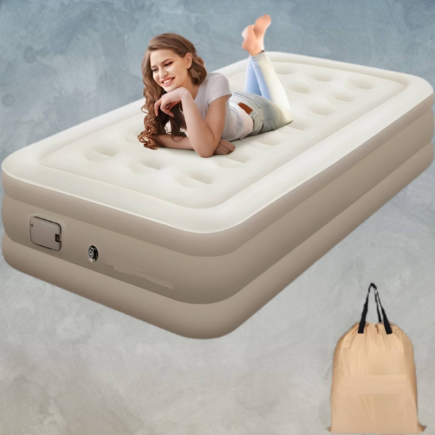 CHU TRADING 1 Seater Inflatable Sofa - Image 1
