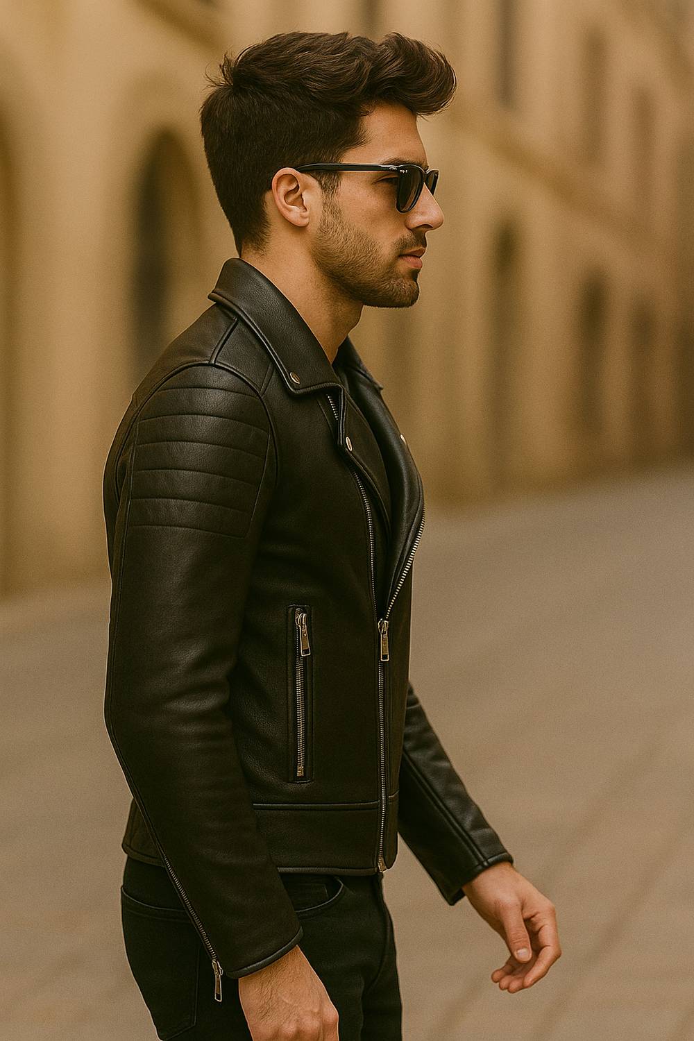 Shopfusionn Full Sleeve Solid Men Jacket - Image 3
