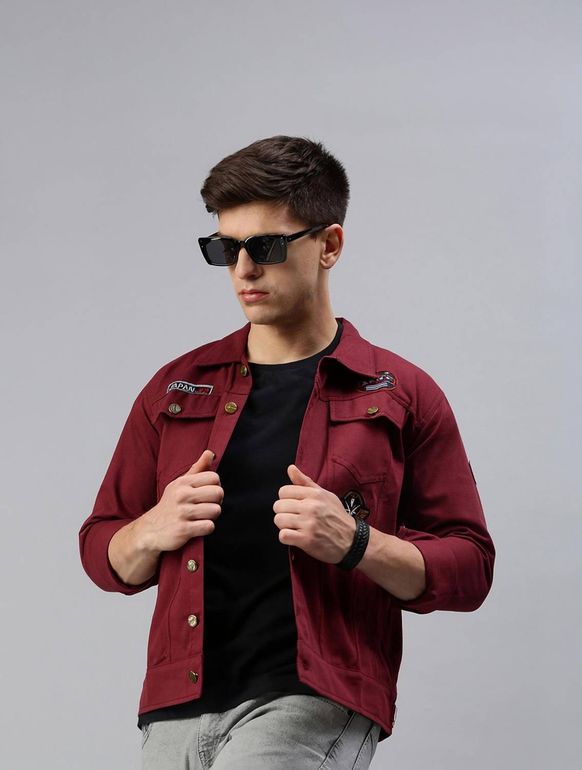 Shopsy VOXATI Men's Blue Denim Jacket - Image 1