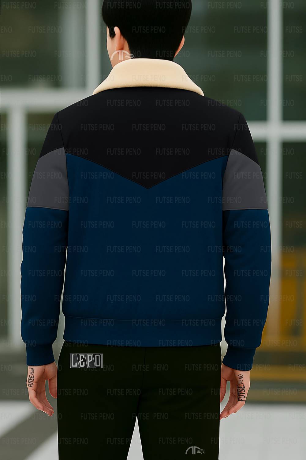 FUTSE PENO Full Sleeve Printed Men Jacket - Image 3