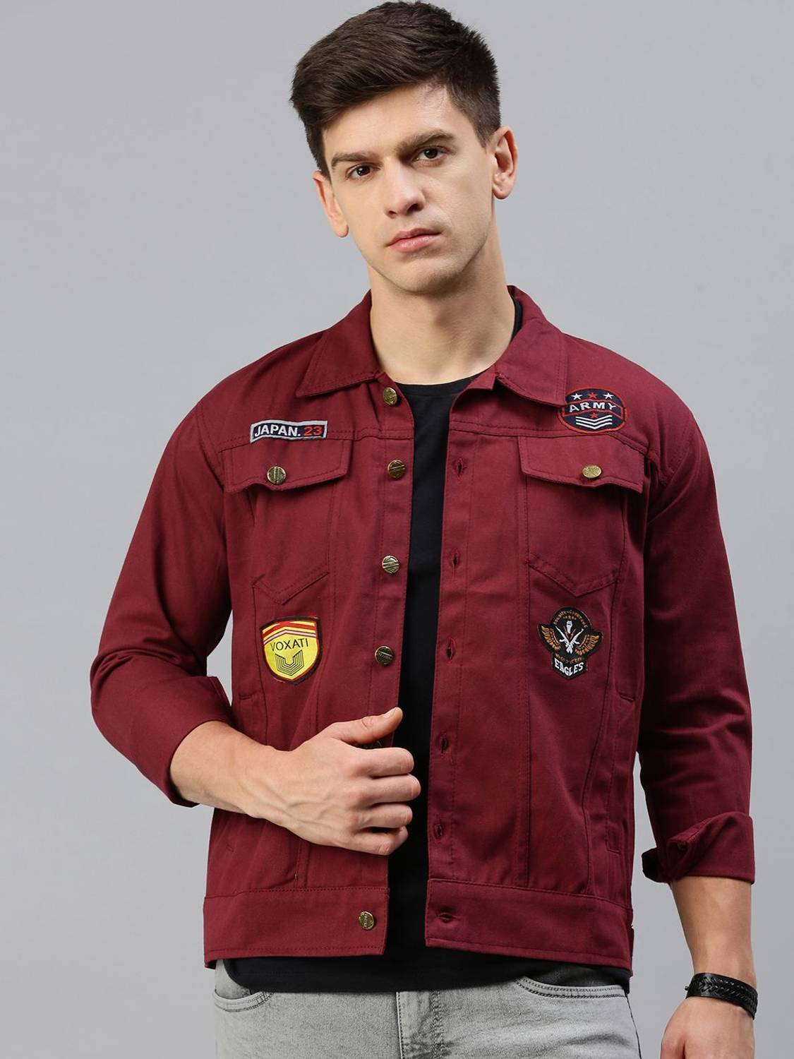 Shopsy VOXATI Men's Blue Denim Jacket - Image 3