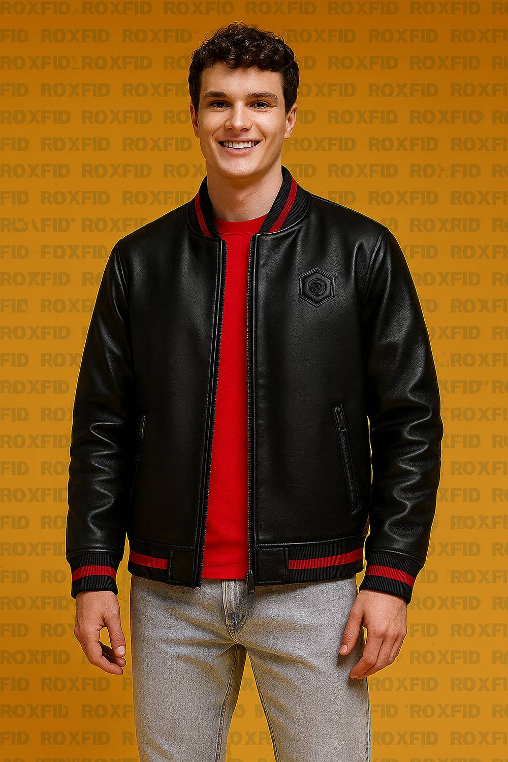 ROXFID Men Leather Jacket - Image 3