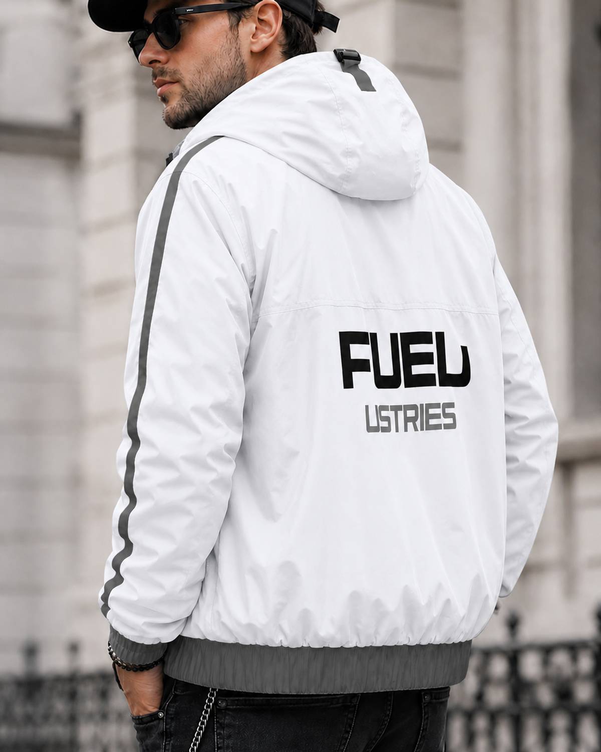 Plus91 Full Sleeve Colorblock Men Jacket - Image 2