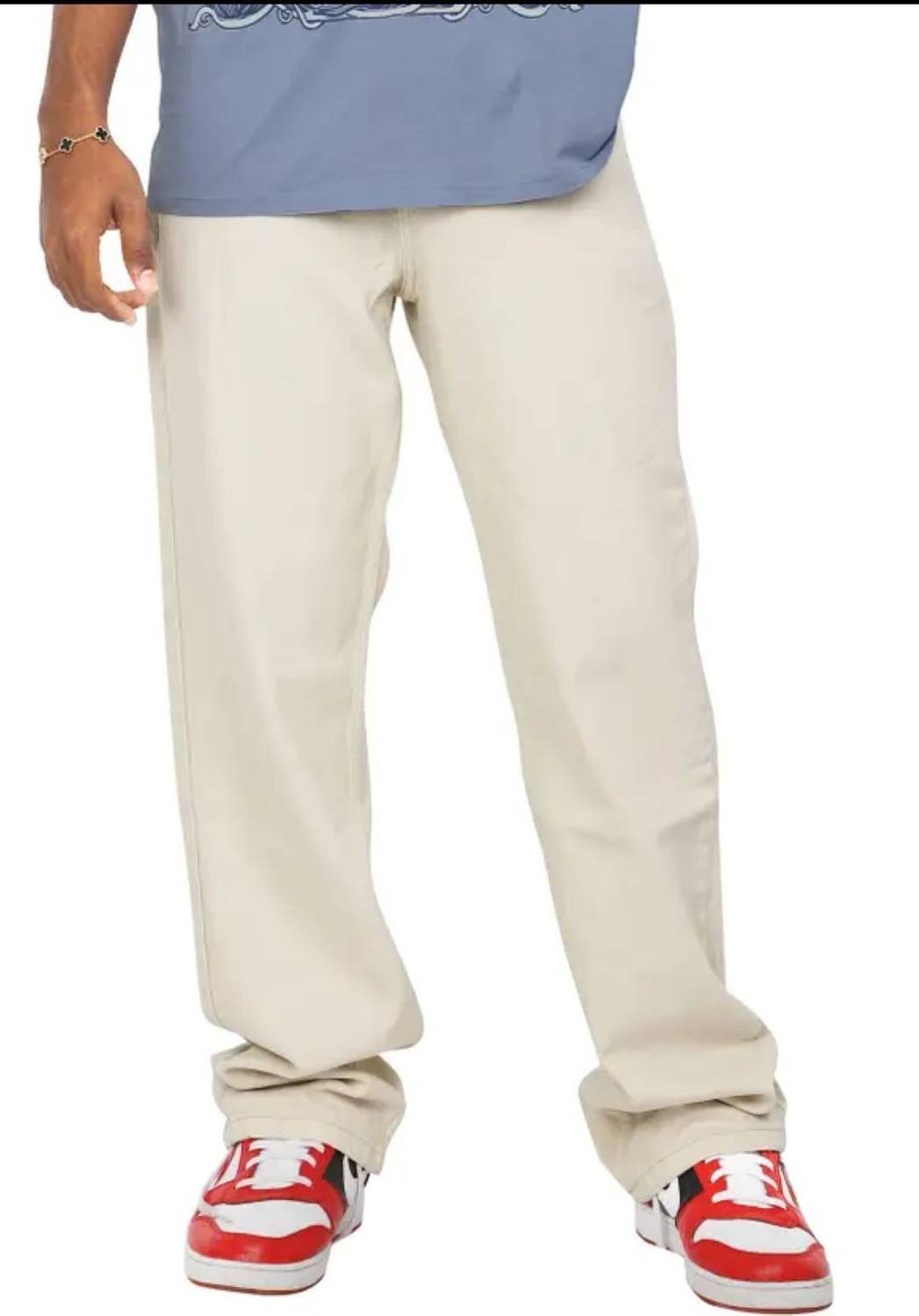 Comfits Regular Men Beige Jeans - Image 4