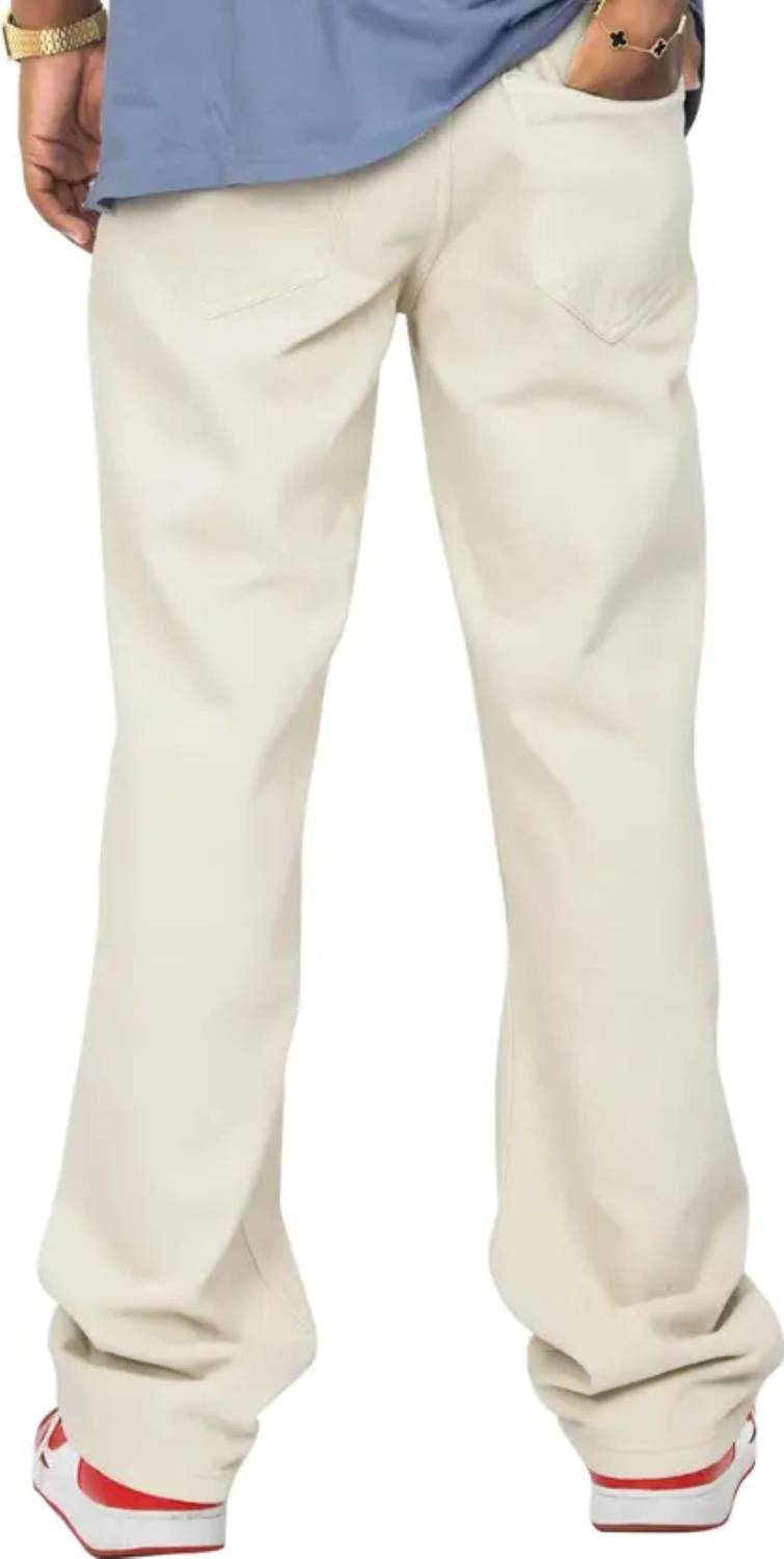 Comfits Regular Men Beige Jeans - Image 2