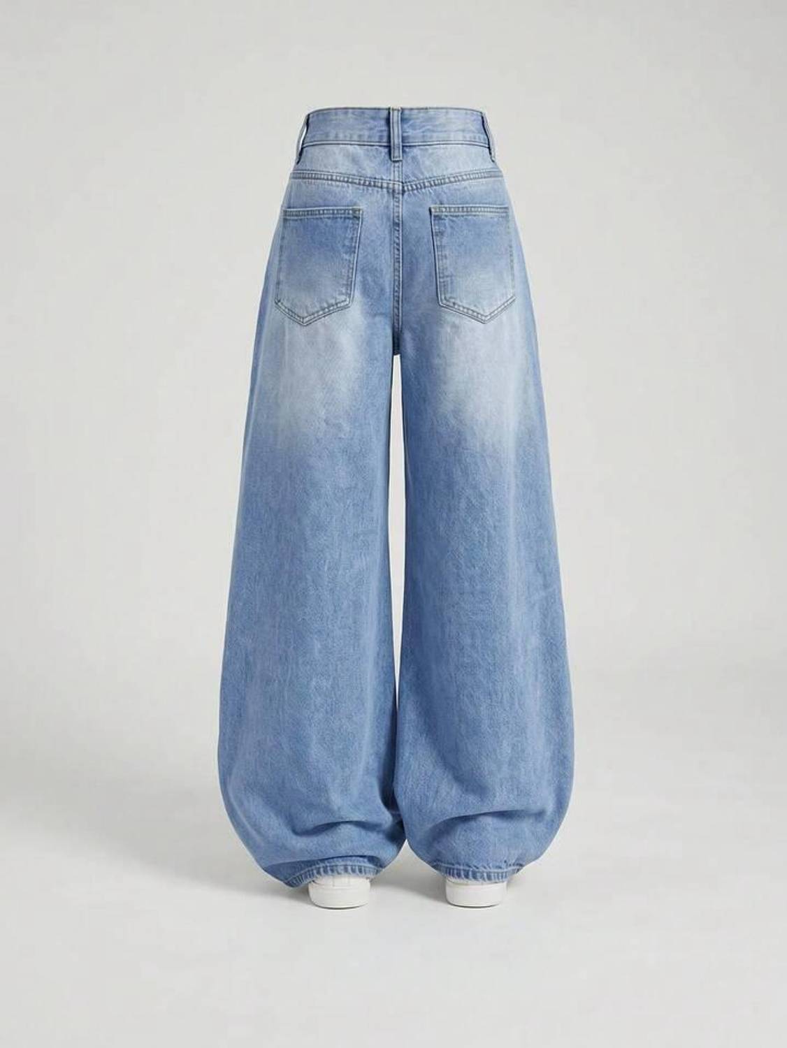 ESLITA Baggy Fit Women Light Blue Jeans - Image 2