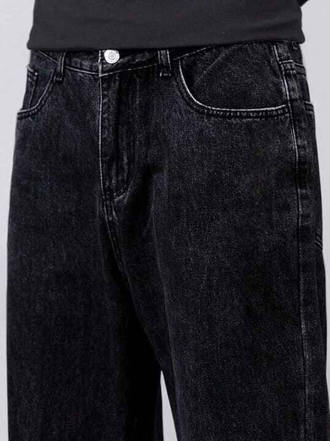 Southee Loose Fit Men Black Jeans - Image 2