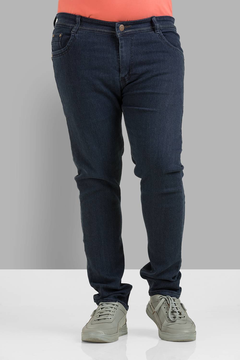 Lzard Slim Men Dark Blue Jeans - Image 5
