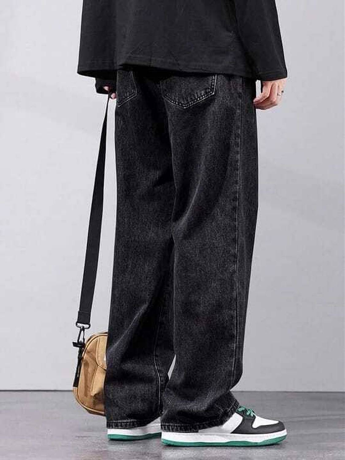 Southee Loose Fit Men Black Jeans - Image 3