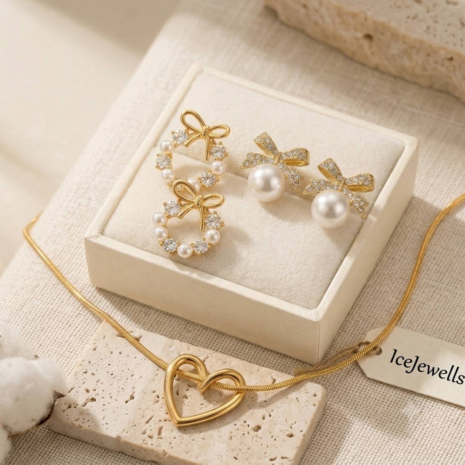 MoonPearl Gold-plated Stainless Steel Necklace - Image 2