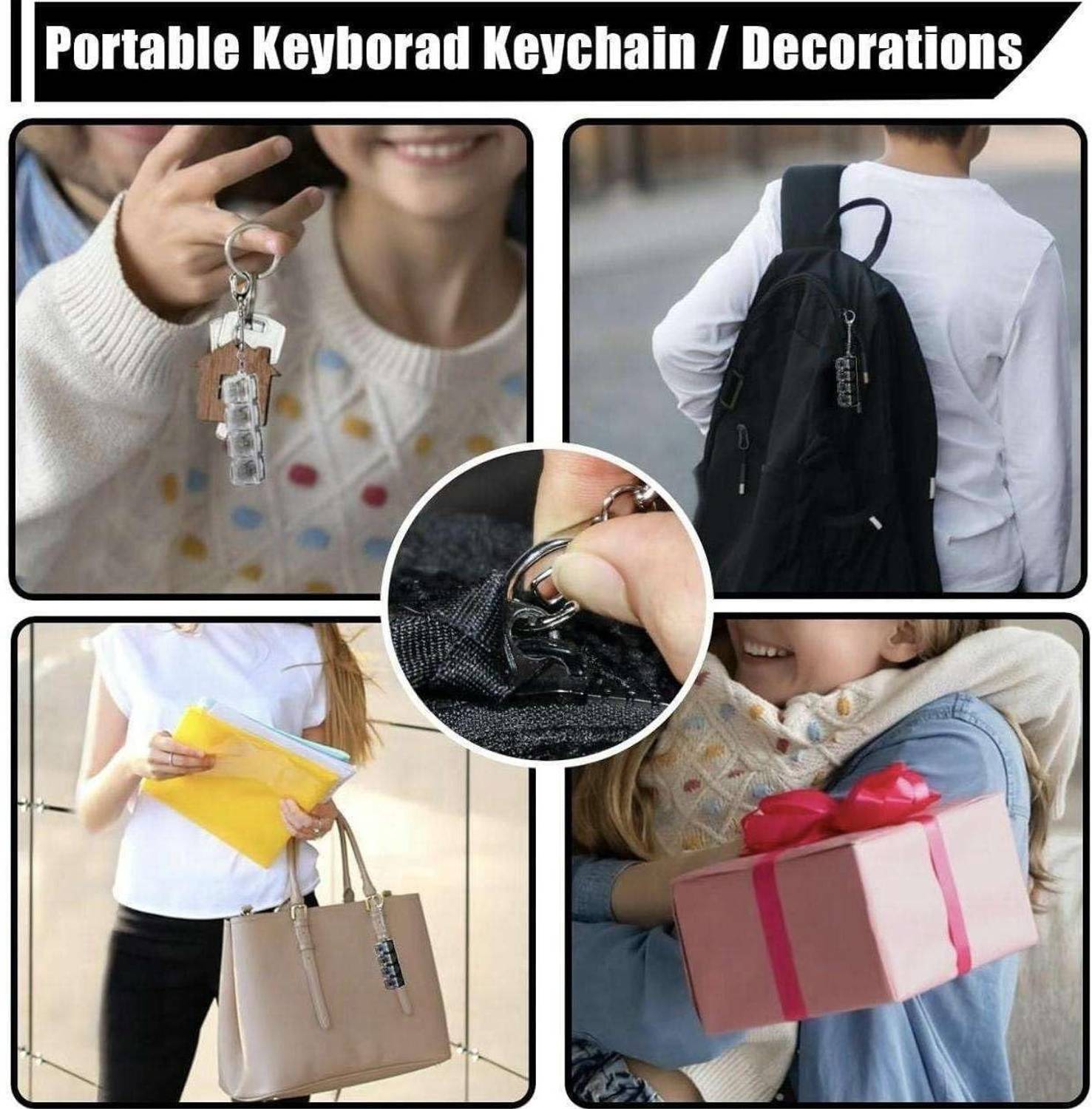 Opnex 4-in-1 Keyboard Fidget Keychain - Image 2