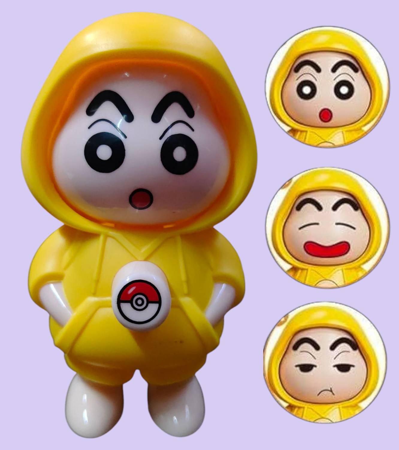 Yaykid Cute Shinchan Cartoon Toy Expression Change Gift Desk