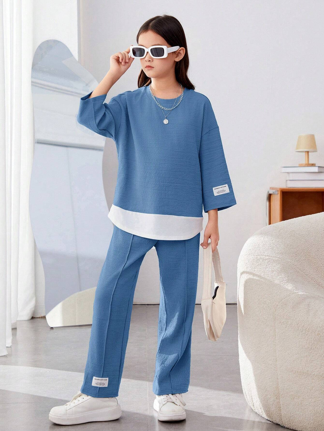 PAGHDAL BROTHERS NA Girls Casual T-shirt Pant